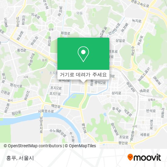 홍푸 지도