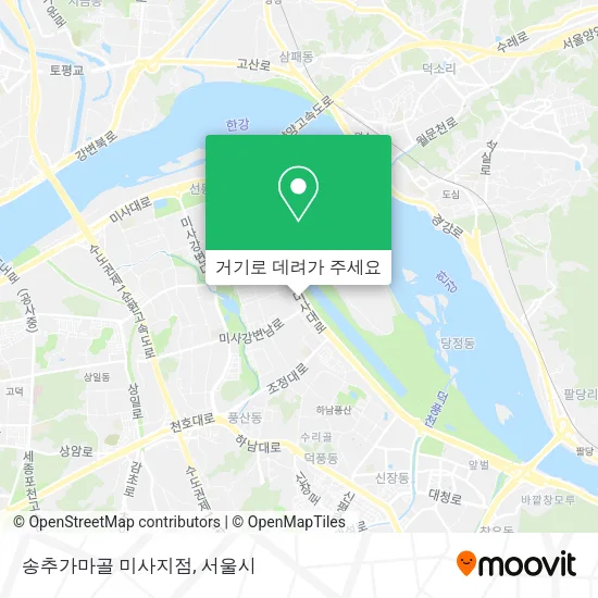 송추가마골 미사지점 지도