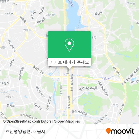 조선평양냉면 지도