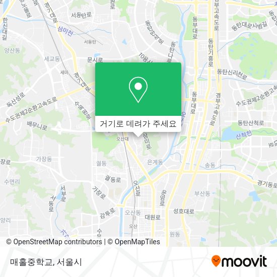 매홀중학교 지도