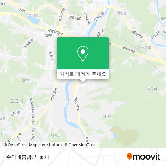 준이네홈밥 지도