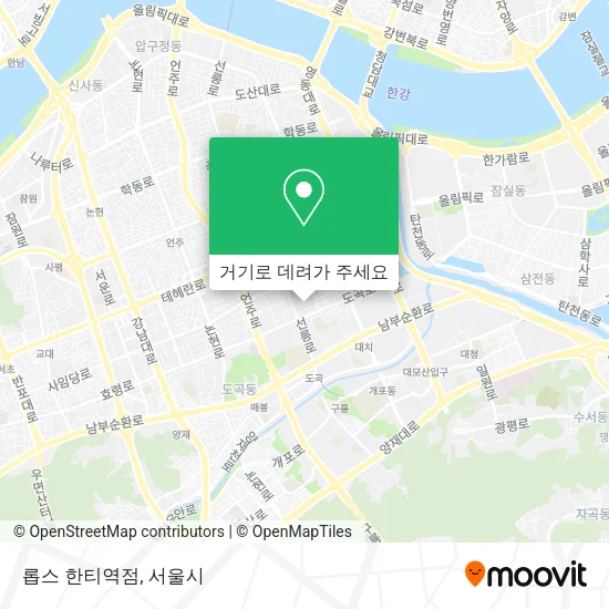 롭스 한티역점 지도