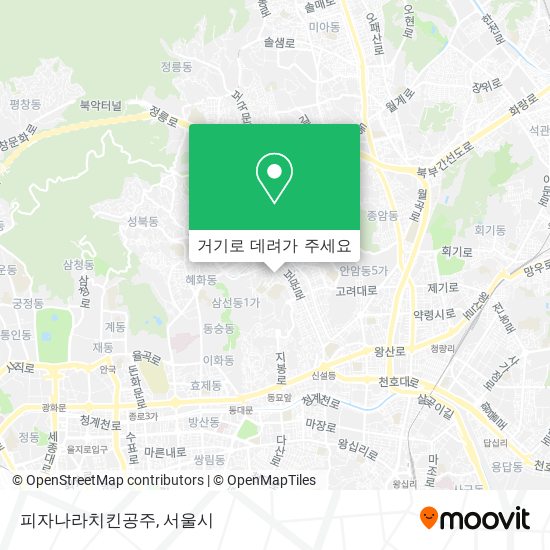 피자나라치킨공주 지도
