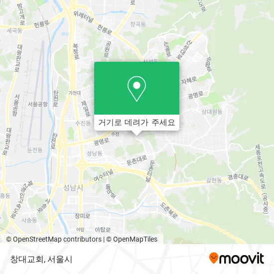 창대교회 지도