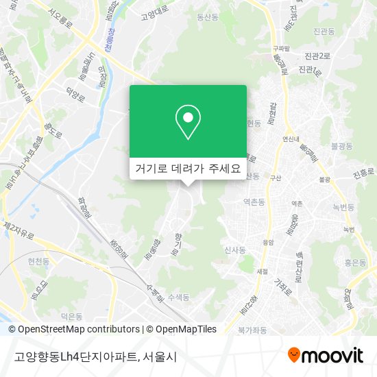 고양향동Lh4단지아파트 지도