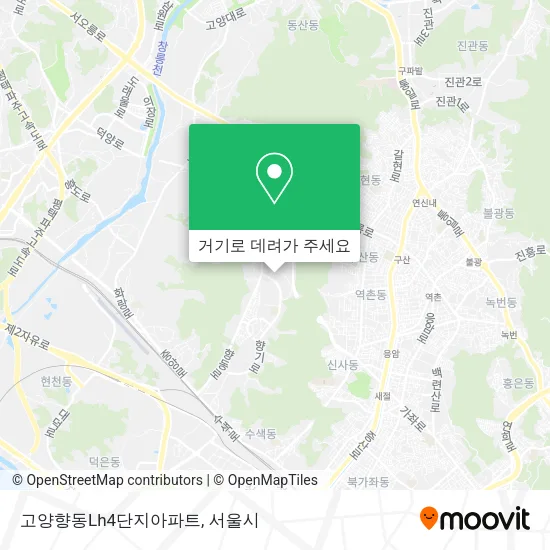 고양향동Lh4단지아파트 지도
