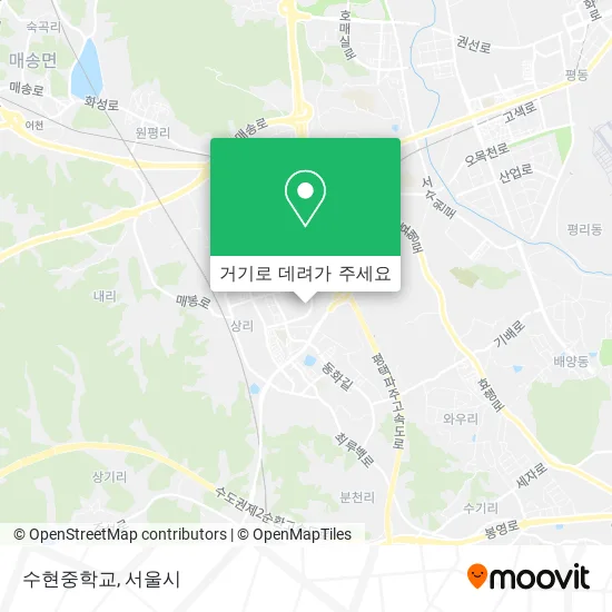 수현중학교 지도