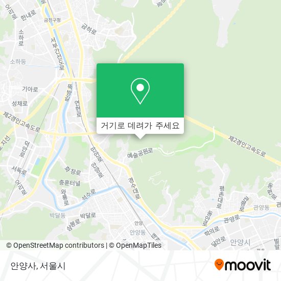 안양사 지도
