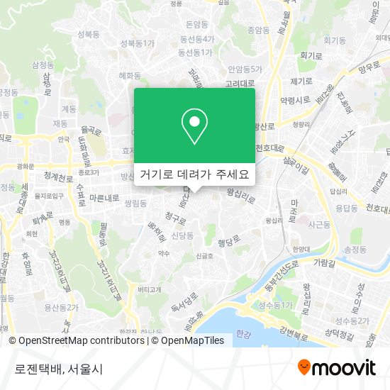 로젠택배 지도