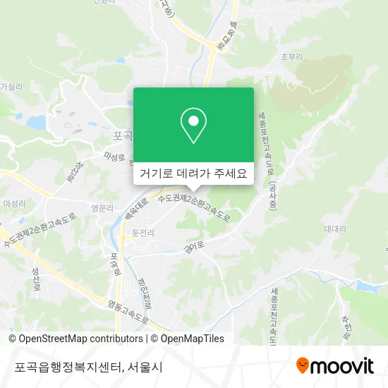 포곡읍행정복지센터 지도
