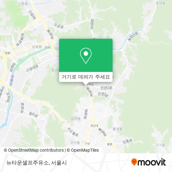 뉴타운셀프주유소 지도