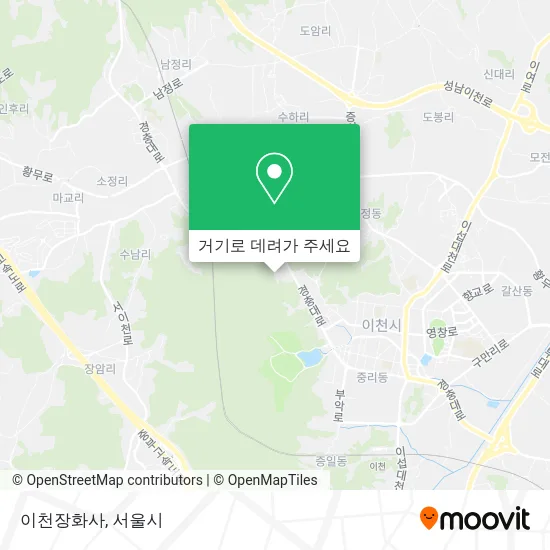 이천장화사 지도