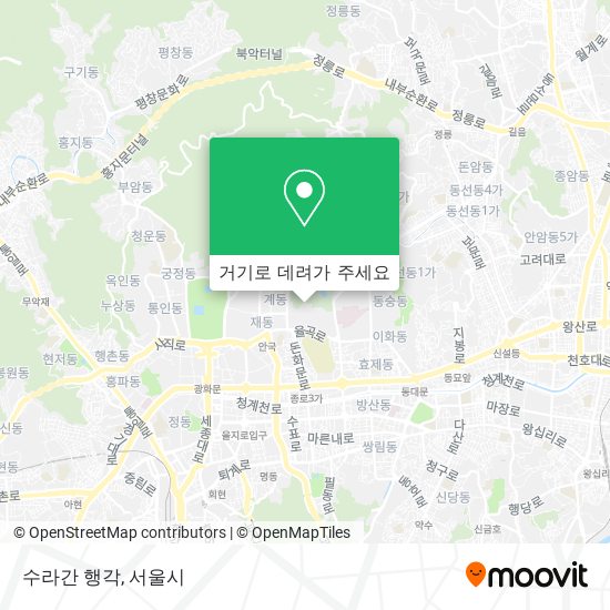 수라간 행각 지도