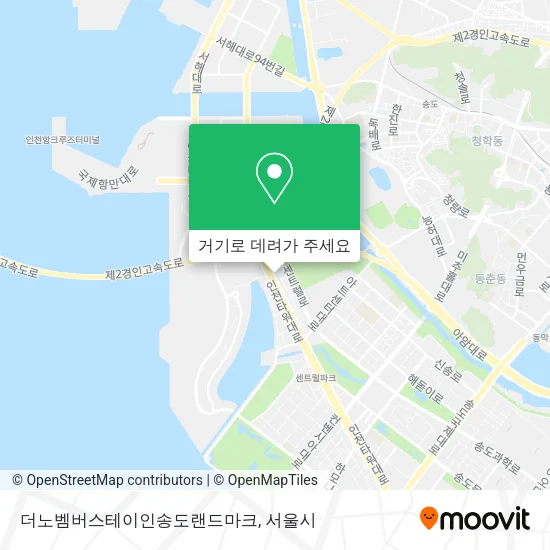 더노벰버스테이인송도랜드마크 지도