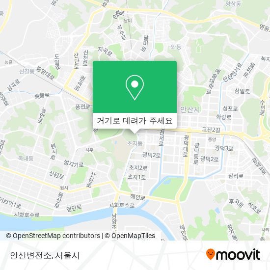 안산변전소 지도
