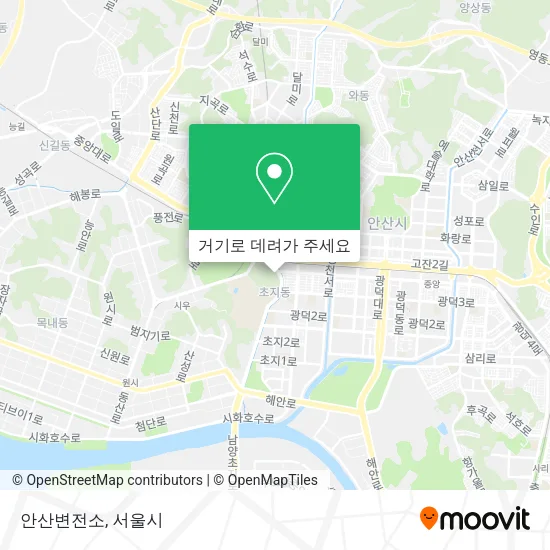 안산변전소 지도