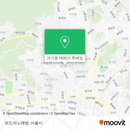 판도라노래방 지도