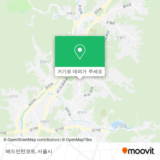 배드민턴코트 지도