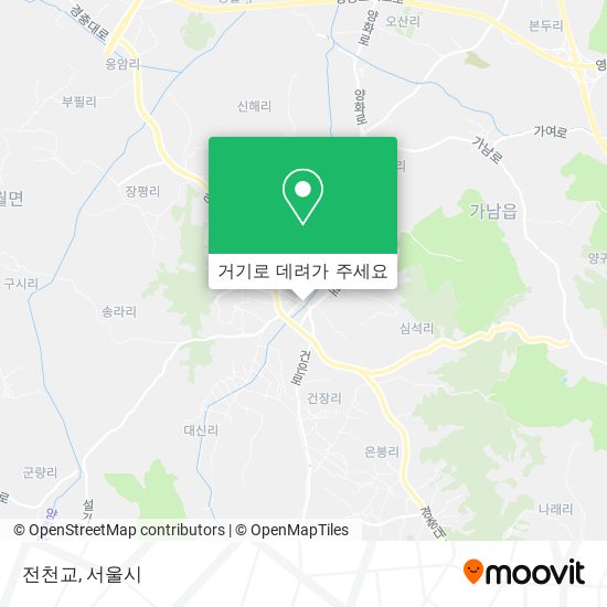 전천교 지도