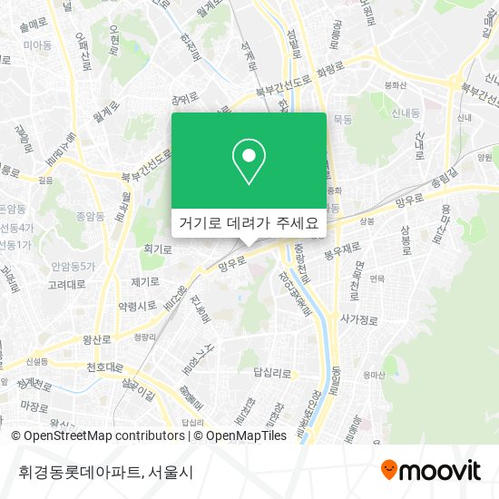 휘경동롯데아파트 지도