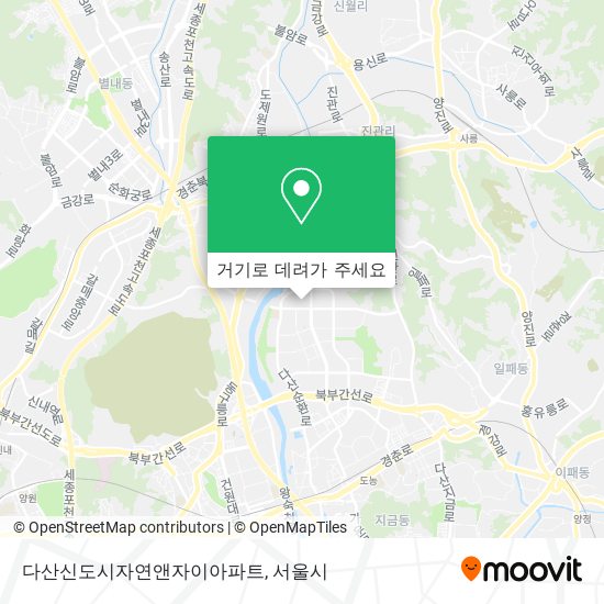 다산신도시자연앤자이아파트 지도