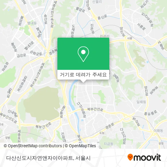 다산신도시자연앤자이아파트 지도