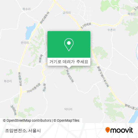 조암변전소 지도