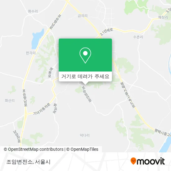 조암변전소 지도