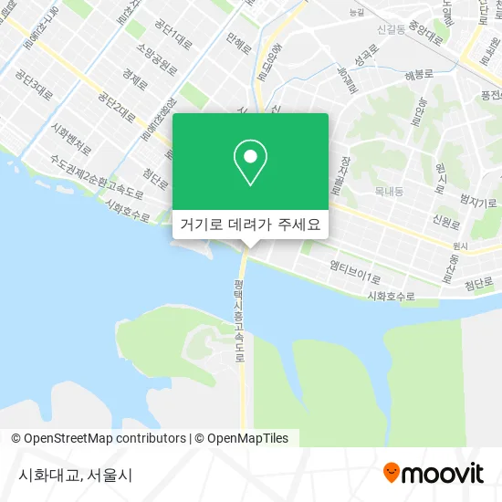 시화대교 지도
