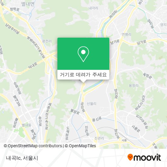 내곡Ic 지도