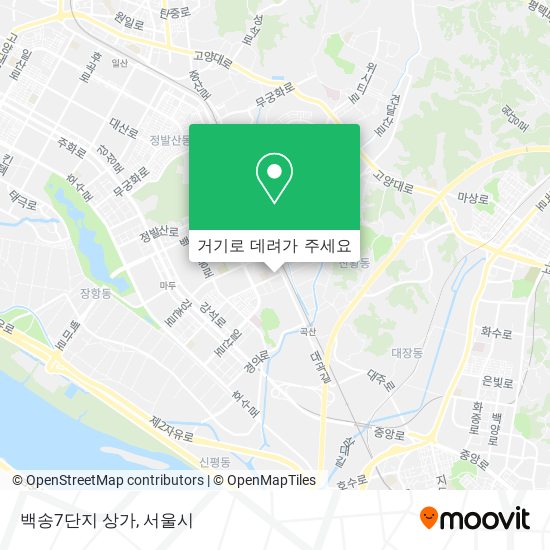 백송7단지 상가 지도