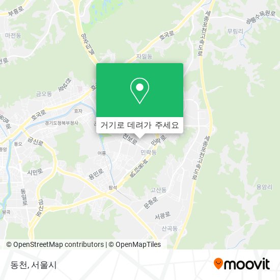 동천 지도