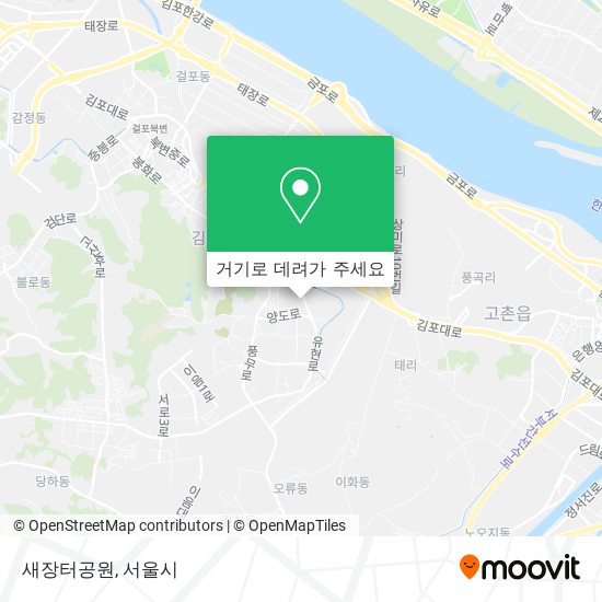 새장터공원 지도