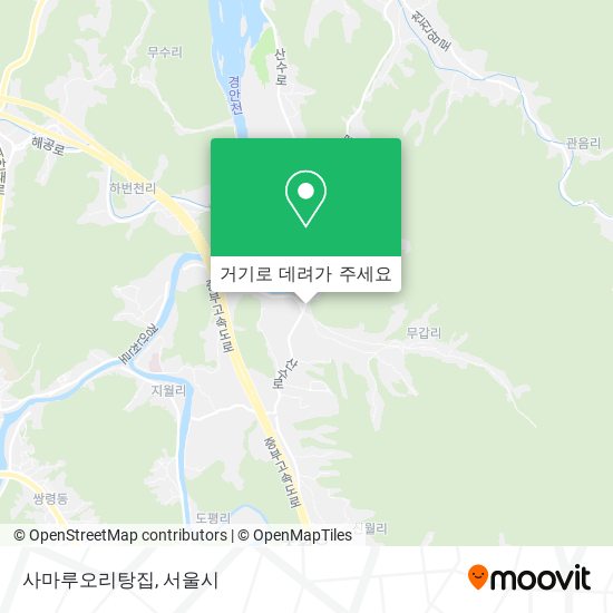 사마루오리탕집 지도