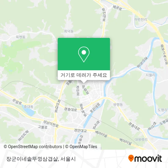 장군이네솥뚜껑삼겹살 지도