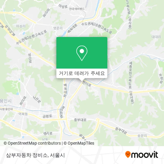 삼부자동차 정비소 지도