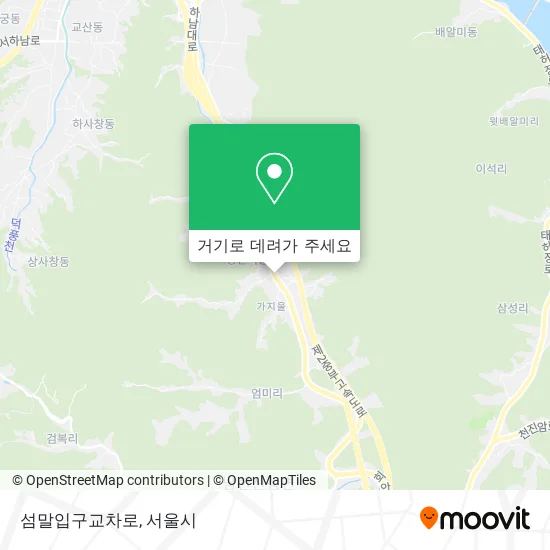 섬말입구교차로 지도