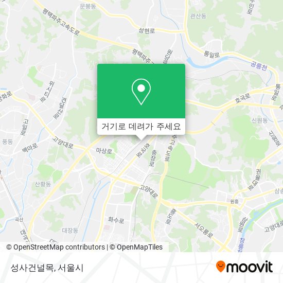 성사건널목 지도