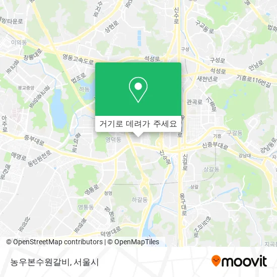 농우본수원갈비 지도