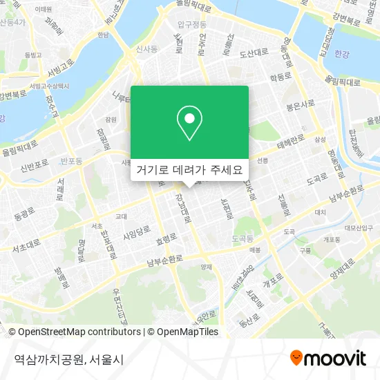 역삼까치공원 지도