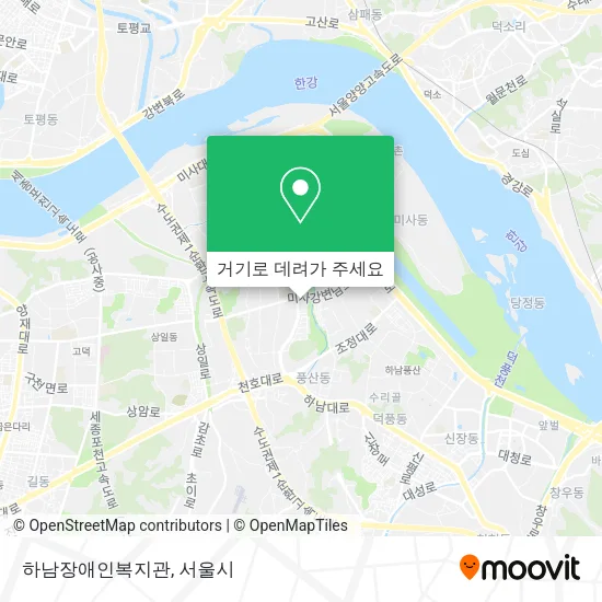 하남장애인복지관 지도