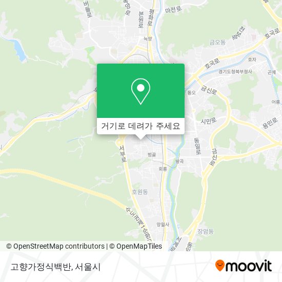 고향가정식백반 지도
