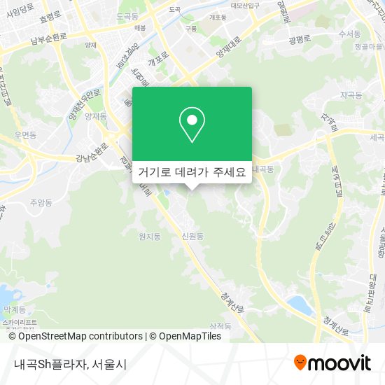 내곡Sh플라자 지도