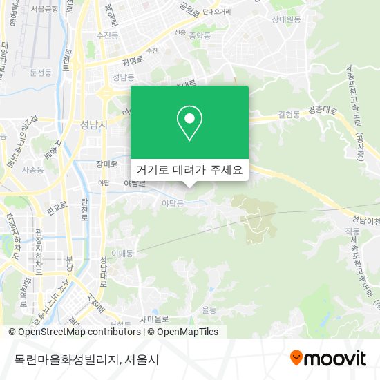 목련마을화성빌리지 지도