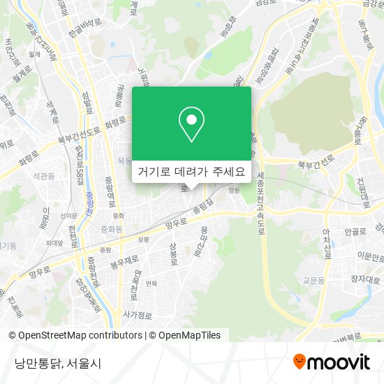 낭만통닭 지도