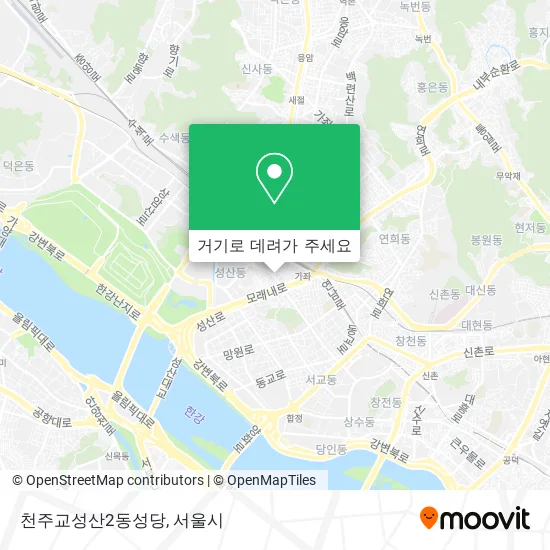 천주교성산2동성당 지도