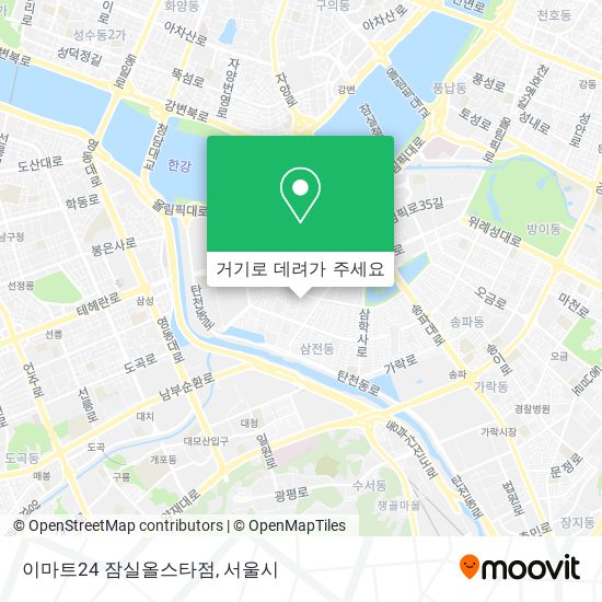 이마트24 잠실올스타점 지도