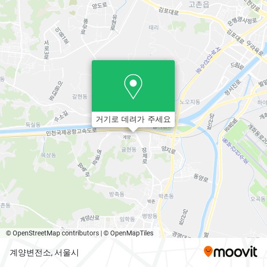 계양변전소 지도