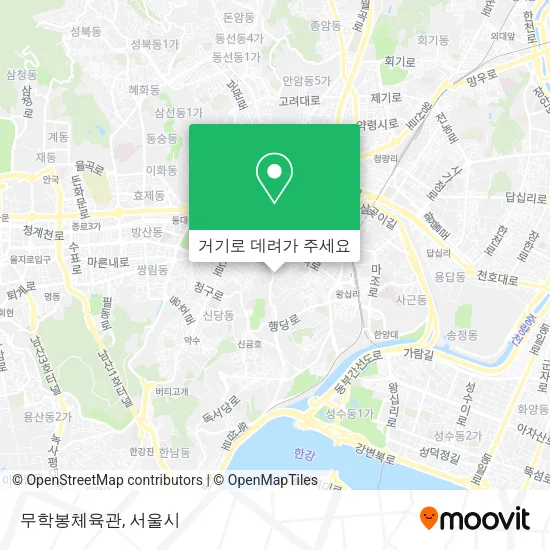 무학봉체육관 지도