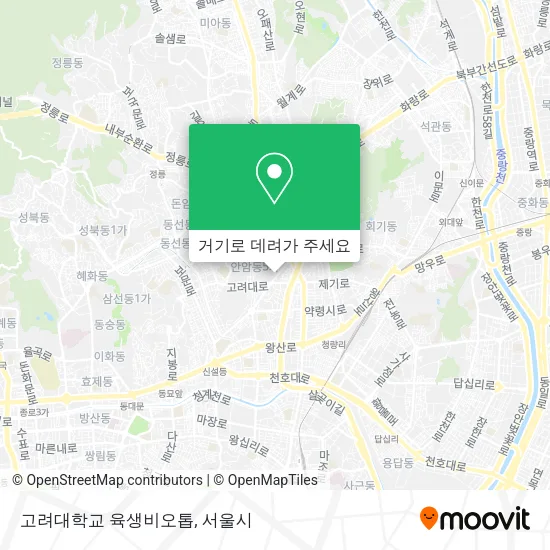 고려대학교 육생비오톱 지도